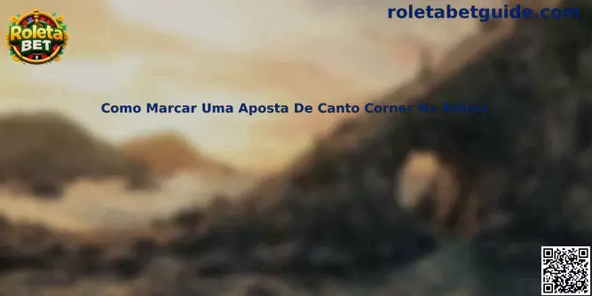 Representação da aposta de canto Corner na roleta