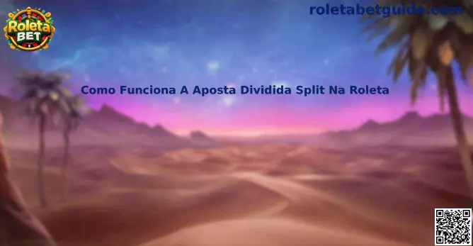 Representação da aposta dividida Split na roleta