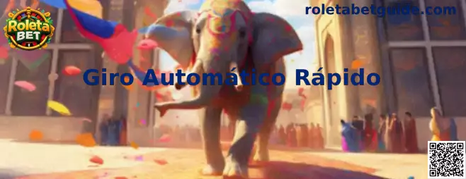 Interface de Configuração do Giro Automático Rápido na Roleta Bet