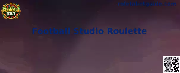 Mesa de Football Studio Roulette com temática de futebol
