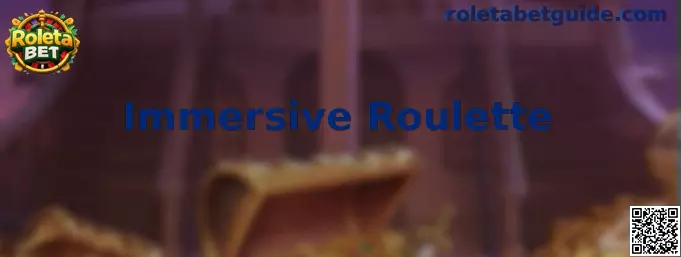 Mesa de Immersive Roulette com transmissão ao vivo
