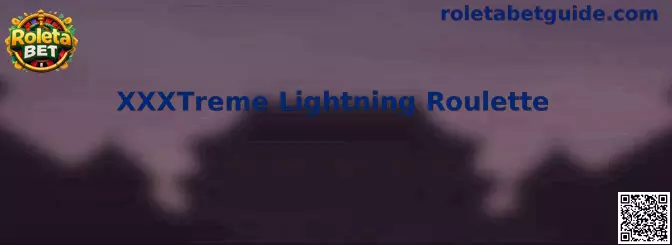 Mesa digital da XXXTreme Lightning Roulette